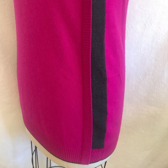 Mulberry and Charcoal tunic Cashmere sweater S/M - Picture 5 of 13